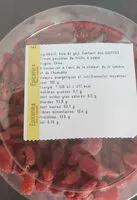 Mängden socker i Baies de goji séchées