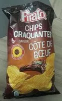Mängden socker i Chips craquantes saveur côte de boeuf