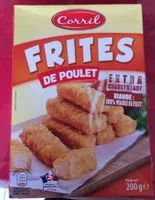 Mängden socker i Frites de poulet