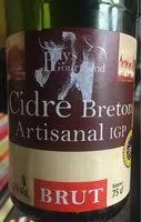 Mängden socker i Cidre Breton Artisanal IGP
