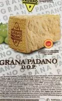 Mängden socker i Grana padano