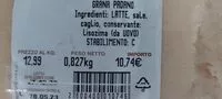 Mängden socker i Grana Padano DOP