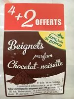 Mängden socker i Beignets parfum chocolats-noisette