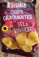 Mängden socker i Chips craquantes saveur sel et vinaigre