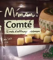 Mängden socker i Comté 12 mois d'affinage minimum