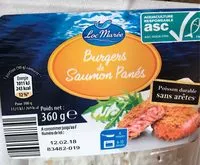 Mängden socker i Burger de saumon panes