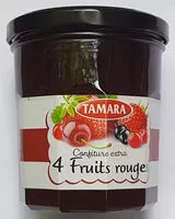 Mängden socker i Confiture extra 4 fruits rouges
