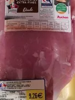 Mängden socker i 6 escalopes extra fines dindes