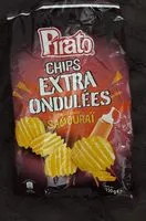 Mängden socker i Chips extra ondulés sauce Samouraï