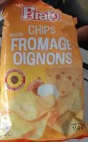Mängden socker i Chips saveur fromage oignons