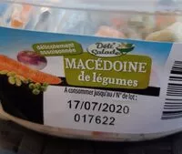 Mängden socker i Macédoine de légumes