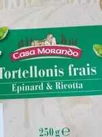 Mängden socker i Tortellonis frais épinards & ricotta