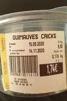 Mängden socker i GUIMAUVES CRICKS