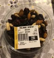 Mängden socker i Melange sportif