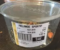 Mängden socker i Mélange sportif