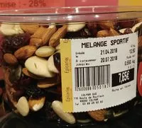 Mängden socker i Mélange sportif