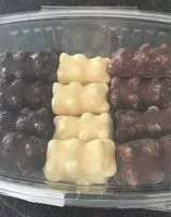 Mängden socker i Assortiment nounours en guimauves au chocolat