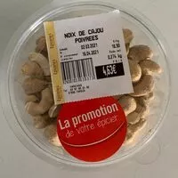 Mängden socker i Noix cajou poivrées