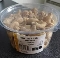 Mängden socker i Noix de cajou poivrées
