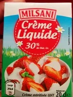 Mängden socker i Creme liquide 30%