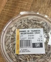 Mängden socker i Graines de tournesol  décortiquées crues