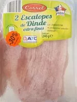 Mängden socker i Escalopes de dinde