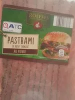 Mängden socker i Pastrami de bœuf