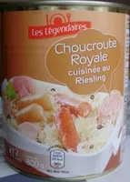 Mängden socker i Choucroute Royale cuisinée au Riesling