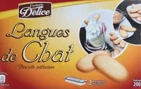 Mängden socker i Langue de Chat