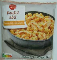 Mängden socker i Poulet roti pommes de terre fondantes