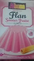 Mängden socker i Flan saveur fraise