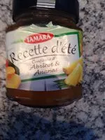 Mängden socker i Confiture abricot et rhubarbe