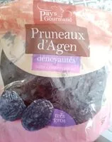 Mängden socker i Pruneaux d'Agen dénoyautés