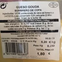 Mängden socker i Queso gouda