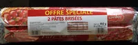 Mängden socker i 2 pâtes brisées