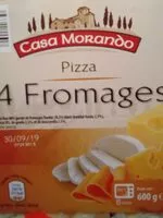 Mängden socker i Pizza 4 fromages
