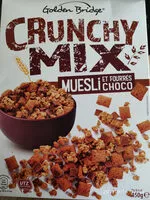 Mängden socker i Crunchy mix muesli et fourrés choco