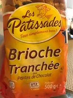 Mängden socker i Brioche tranchée aux pepites de chocolat