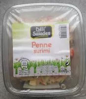 Mängden socker i Penne au surimi