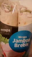 Mängden socker i Wraps jambon brebis