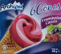 Mängden socker i Cône Framboise  Cassis