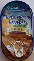 Mängden socker i Filets de Hareng Fumés à l'Huile de Colza Les DORIS