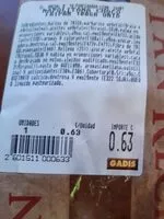 Mängden socker i Napolitana choco