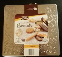 Mängden socker i Assortiment biscuit au chocolat belge
