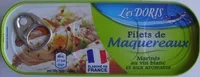 Mängden socker i Filets de Maquereaux (Marinés au vin blanc et aux aromates)