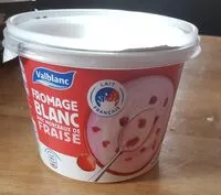 Mängden socker i Fromage blanc avec morceaux de fraise