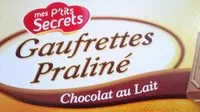 Mängden socker i Gaufrettes praliné