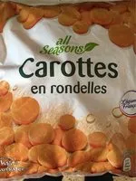 Mängden socker i Carottes en Rondelles Surgelés