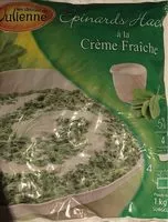 Mängden socker i Épinards Hachés à la Crème Fraîche