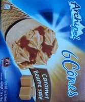 Mängden socker i Cônes caramel beurre salé